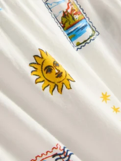 Pijama con camiseta de algodón