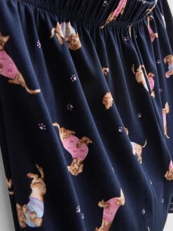 Pijama corto boyfriend con perritos Love To Lounge