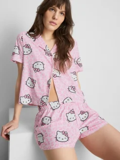Pijama corto boyfriend de Hello Kitty