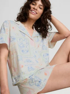 Pijama corto boyfriend de Stitch de Disney
