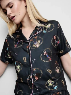 Pijama corto con estampado gráfico de Bratz
