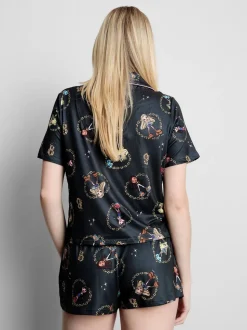 Pijama corto con estampado gráfico de Bratz