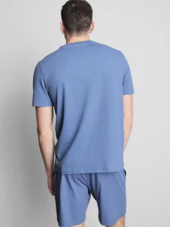 Pijama corto con textura