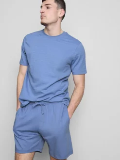 Pijama corto con textura