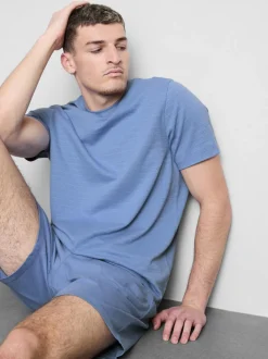 Pijama corto con textura