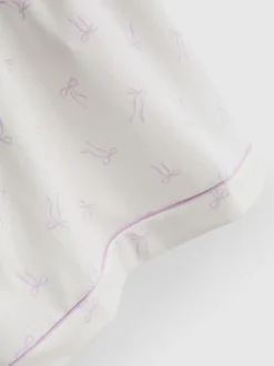 Pijama corto de corte boyfriend estampado