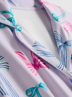 Pijama corto de corte boyfriend