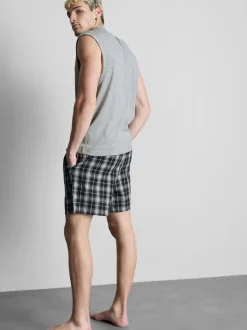 Pijama corto de cuadros