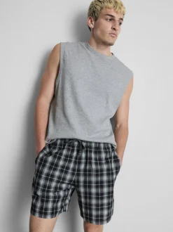 Pijama corto de cuadros