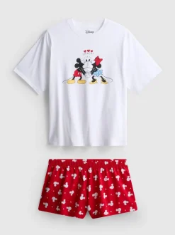 Pijama corto de Mickey y Minnie Mouse de Disney