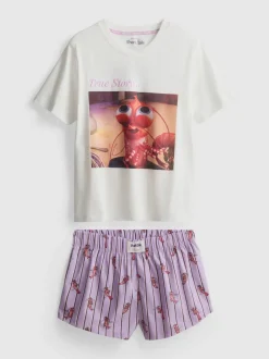 Pijama corto estampado de El espantatiburones
