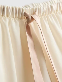 Pijama corto nupcial de satén
