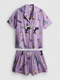 Pijama corto tipo boyfriend de El espantatiburones