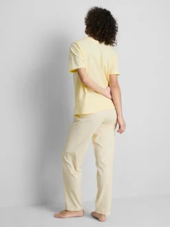 Pijama de algodón con estampado a cuadros vichy