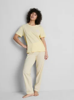 Pijama de algodón con estampado a cuadros vichy