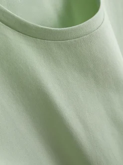 Pijama de manga corta estampado de algodón