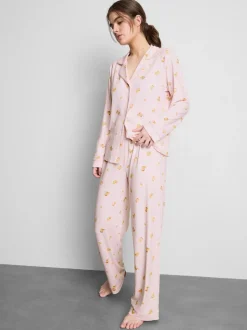 Pijama estampado de corte boyfriend