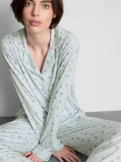 Pijama estampado de corte boyfriend