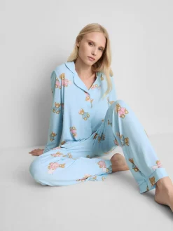 Pijama estampado de corte boyfriend