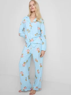 Pijama estampado de corte boyfriend
