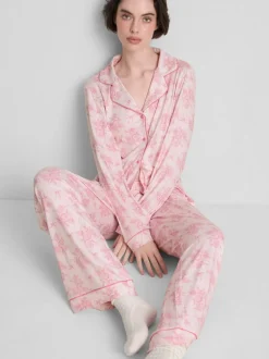 Pijama estampado de corte boyfriend