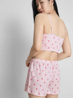Pijama sin costuras con camiseta de tirantes