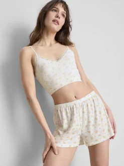 Pijama sin costuras con camiseta de tirantes