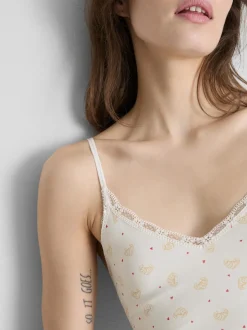 Pijama sin costuras con camiseta de tirantes