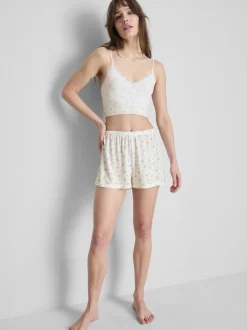 Pijama sin costuras con camiseta de tirantes