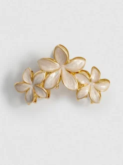 Pinza para el pelo con diseño de orquídeas