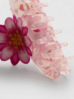 Pinza para el pelo de flor