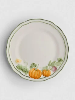 Plato de postre con calabazas