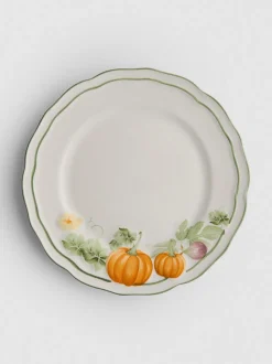 Plato llano con calabazas