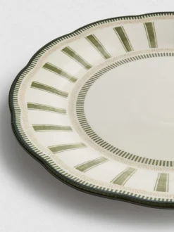 Plato llano estampado