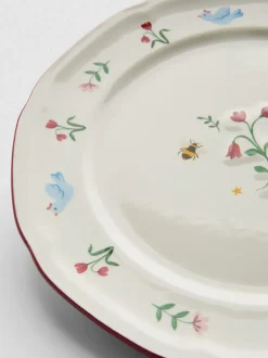 Plato llano floral