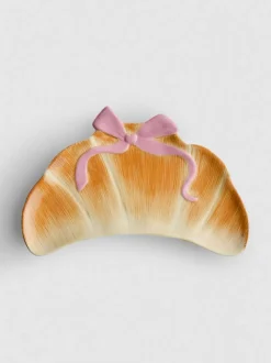 Plato para abalorios en forma de croissant