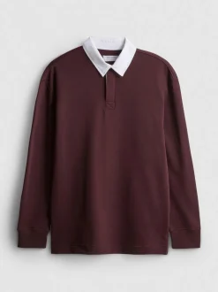 Polo de rugby con alto porcentaje de algodón