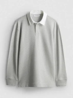 Polo de rugby con alto porcentaje de algodón