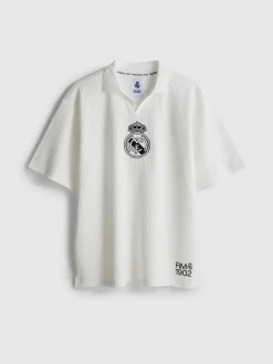 Polo texturizado del Real Madrid