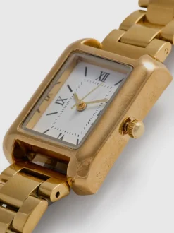 Reloj con correa de cadena con eslabones