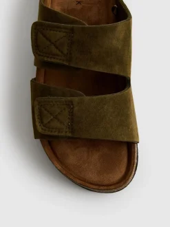 Sandalias de suela gruesa con dos tiras