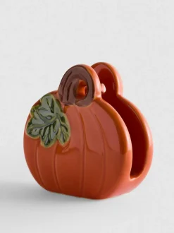 Servilletero en forma de calabaza
