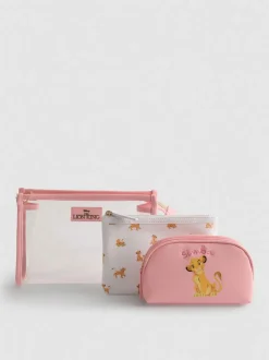 Set de 3 bolsas de maquillaje de El rey león