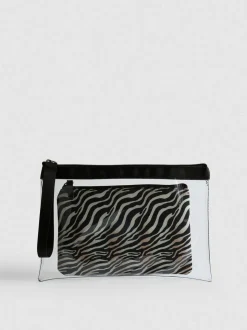 Set de bolso plano de mano y bolsa para el bikini