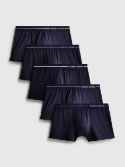 Set de 5 calzoncillos bóxer cortos Authentic Apparel