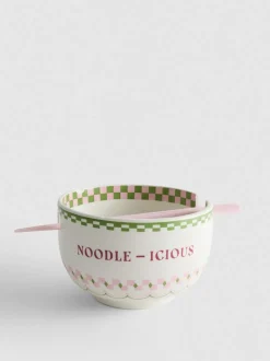 Set de cuenco para fideos y palillos