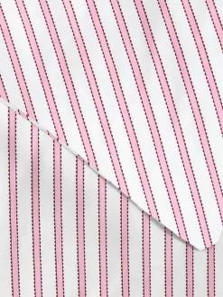 Set de funda nórdica a rayas en zigzag con algodón