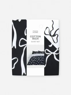 Set de funda nórdica con lazos