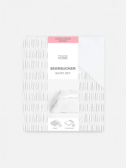 Set de funda nórdica de sirsaca para cama doble