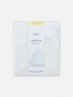 Set de funda nórdica gofrada para cama individual